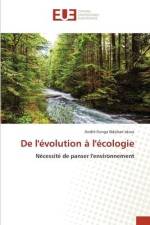 De l'évolution à l'écologie af André Ilunga Ndaban¿akwa