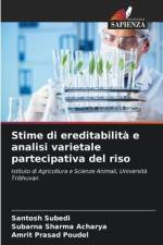 Stime di ereditabilità e analisi varietale partecipativa del riso af Santosh Subedi