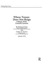 Where Tenure Does Not Reign af Richard Chait
