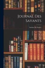 Journal Des Savants af Institut De France