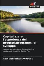 Capitalizzare l'esperienza dei progetti/programmi di sviluppo af Alain Wendpanga Savadogo