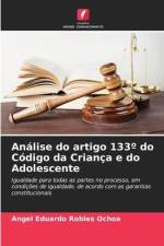 Análise do artigo 133º do Código da Criança e do Adolescente af Angel Eduardo Robles Ochoa