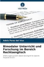 Bimodaler Unterricht und Forschung im Bereich Rechtsenglisch af Adela Perez Del Viso