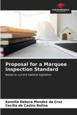 Proposal for a Marquee Inspection Standard af Kamilla Debora Mendes Da Cruz