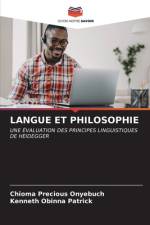 LANGUE ET PHILOSOPHIE af Chioma Precious Onyebuch