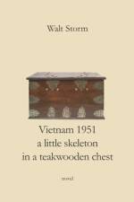 Vietnam 1951 a little skeleton in a teakwooden chest af Walt Storm