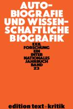 Autobiografie und Wissenschaftliche Biografik af Et Al.