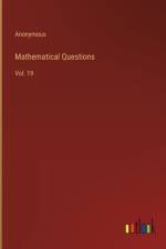 Mathematical Questions af Anonymous