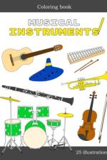 Coloring Book - Musical Instruments af Diogo Lopes