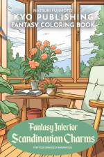 Fantasy Coloring book Fantasy Interior Scandinavian Charms af Natsuki Fujimoto