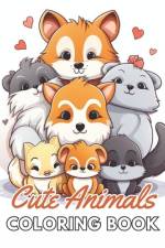 Cute Animals Coloring Book for Kids af Lillian Hills