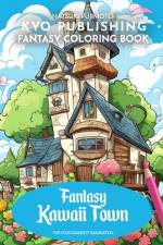 Fantasy Coloring book Fantasy Kawaii Town af Natsuki Fujimoto