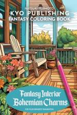 Fantasy Coloring book Fantasy Interior Bohemian Charms af Natsuki Fujimoto