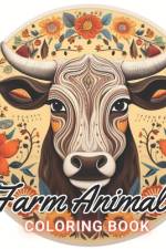 Farm Animal Mandala Coloring Book af Jeanette Schoen