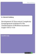 Development Of Neocortical Complexity. Synaptogenesis Is Related To The Transformation Of Wolfram Asymmetry Graph #30 To #110 af Marshall Goldberg