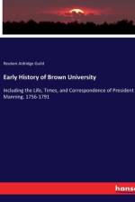 Early History of Brown University