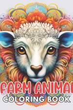 Farm Animal Mandala Coloring Book af Lillian Hills