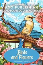 Nature Coloring book Birds and Flowers Coloring af Natsuki Fujimoto