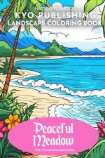 Landscape Coloring book Peaceful Meadows af Natsuki Fujimoto