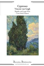Cypresses Cross Stitch Pattern - Vincent van Gogh af Carmen Wolf
