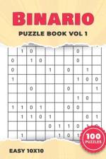 Easy 10x10 Binario Puzzle Book Vol1 af Ala Books