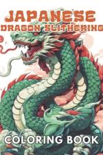 Japanese Dragon Slithering Coloring Book af Owen Dach