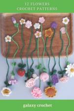 12 Flowers Crochet Patterns af Mees Galaxy