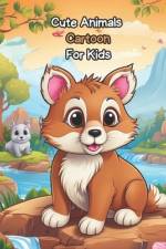 cute animal coloring book for kids ages 4-8 funy animals cartoon af Louis Editorial