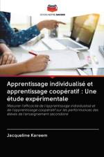 Apprentissage individualise et apprentissage cooperatif af Kareem Jacqueline Kareem