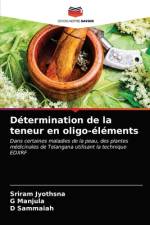 Determination de la teneur en oligo-elements af Sammaiah D Sammaiah