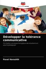 Developper la tolerance communicative af Pavel Horoshih