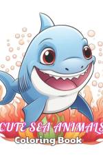 Cute Sea Animals Coloring Book for Kids af Violet Torphy