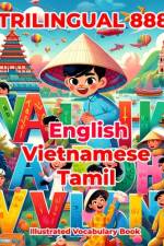 Trilingual 888 English Vietnamese Tamil Illustrated Vocabulary Book af Patricia Horton