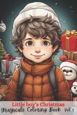 Little Boy's Christmas Grayscale Coloring Book Vol. 1 af Positive Elements Designs