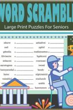 Word Scramble Large Print Puzzles For Seniors af Hasnat Patowary