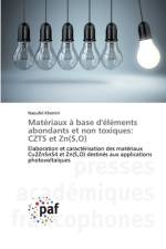 Materiaux a base d'elements abondants et non toxiques af Naoufel Khemiri