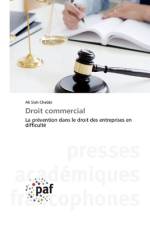 Droit commercial af Ali Slah Chebbi