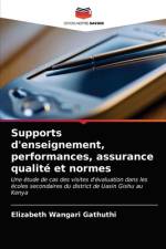Supports d'enseignement, performances, assurance qualité et normes af Elizabeth Wangari Gathuthi