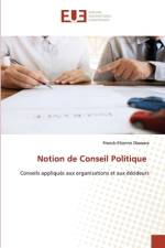 Notion de Conseil Politique af Franck-Etienne Diawara