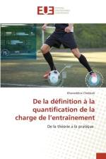 De la définition à la quantification de la charge de l¿entraînement af Khaireddine Chebbah