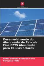 Desenvolvimento do Absorvente de Película Fina CZTS Abundante para Células Solares af Pedda Venkata Subbaiah Yerva