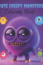 Cute Creepy Monsters Coloring Book af Positive Elements Designs
