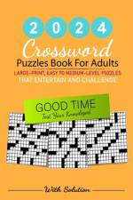 2024 Crossword Puzzle Book For Adults With Solution af Maria Puzzle Press