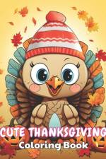 Cute Thanksgiving Coloring Book For Kids af Shane Witting
