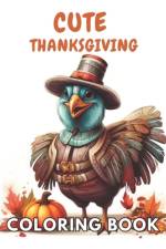 Cute Thanksgiving Coloring Book For Kids