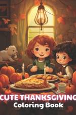 Cute Thanksgiving Coloring Book For Kids af Dominic Rogers