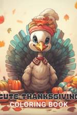 Cute Thanksgiving Coloring Book For Kids af Gertrude Walsh