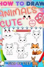 how to draw cute animals af Barbara Press