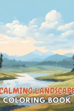 Calming Landscape Coloring Book af Lillian Hills