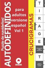 Puzzle de navideños! autodefinidos Crucigramas para adultos versione español Vol 1